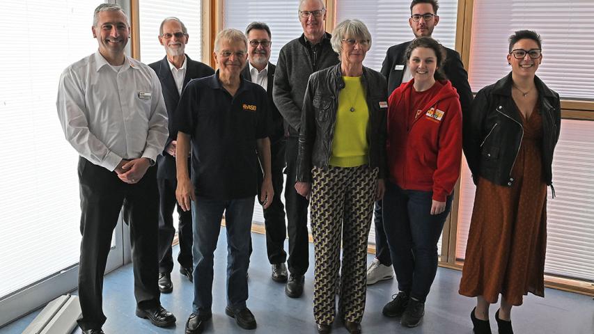 Der aktuelle Vorstand des ASB Ostholstein: Christopher Becker, Jörg Bochnik (Vorsitzender), Dr. Jürgen Johannson, Jörg Brandt (Stellv. Vorsitzender), Karsten Lafrentz, Christel Georgi (Stellv. Vorsitzende), Joshua Coenen, Jana Lafrentz (Jugendleiterin) und Laura Martinez (v.l.n.r.).